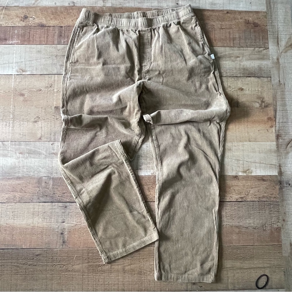 Birdwell Beach Britches Drawstring Corduroy Pants NEW with Tags XL Tan
